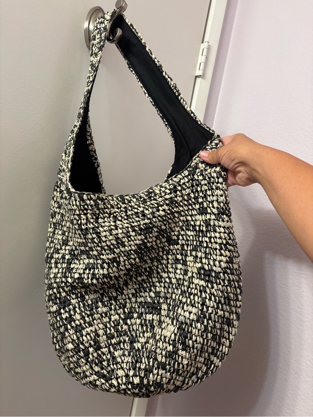 Banana Republic Women’s Raffia Tote Woven Straw Hobo Bag - Picture 2 of 11